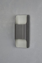 Zane Wall Lamp With 125 x 305mm Even Open Curve Shade, 2 x 6.5W LED, 3000K, 900lm, IP65