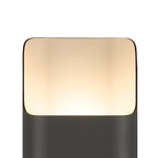 Zane Wall Lamp With 125 x 305mm Even Open Curve Shade, 2 x 6.5W LED, 3000K, 900lm, IP65