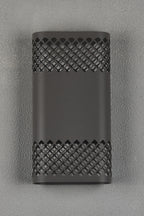 Zane Wall Lamp With 160 x 305mm Mesh Diamond Pattern Shade, 2 x 6.5W LED, 3000K, 900lm, IP6