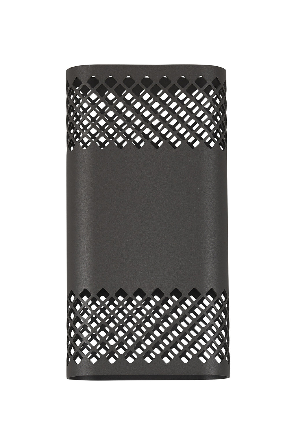 Zane Wall Lamp With 160 x 305mm Mesh Diamond Pattern Shade, 2 x 6.5W LED, 3000K, 900lm, IP6