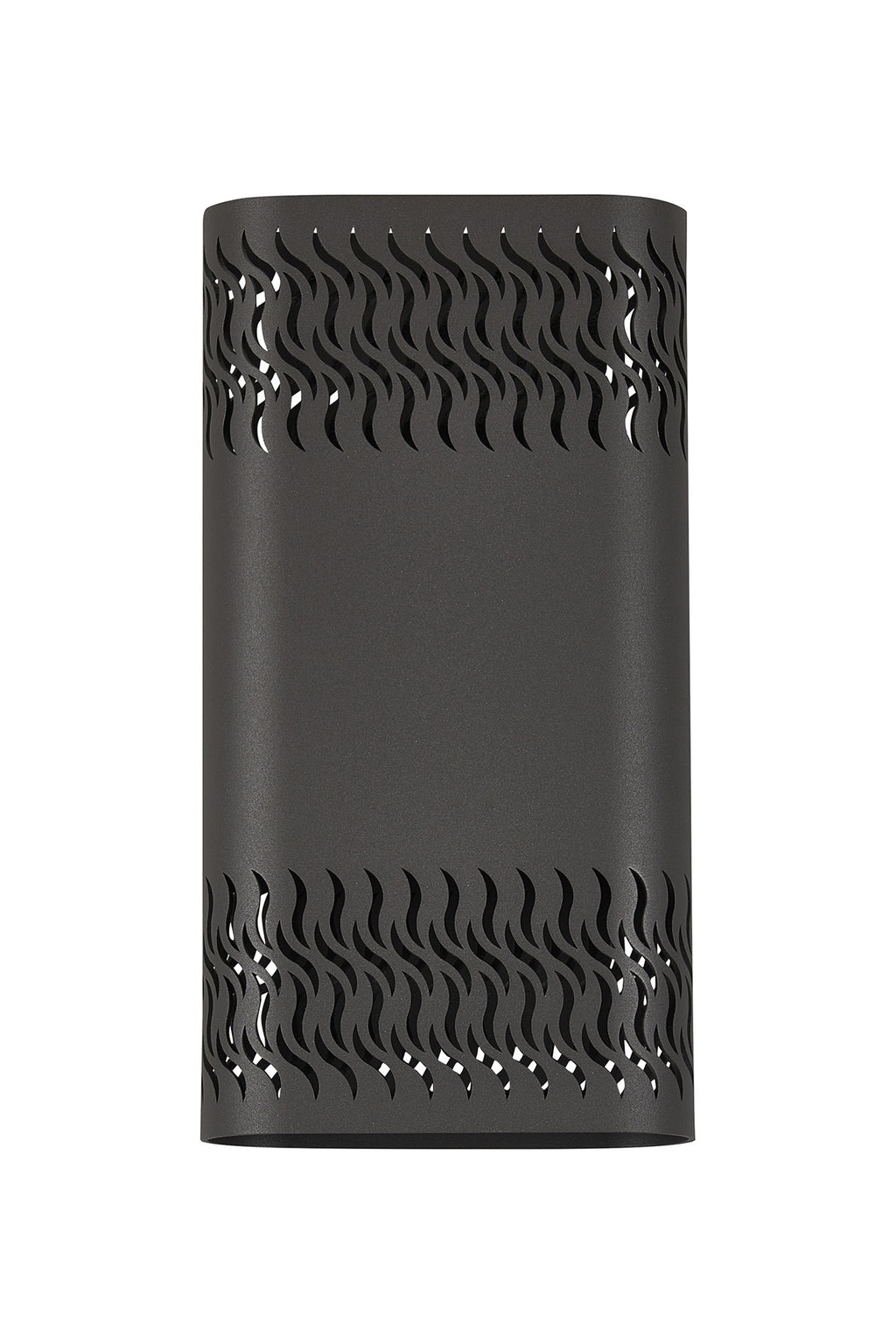 Zane Wall Lamp With 160 x 305mm Mesh Waves Pattern Shade, 2 x 6.5W LED, 3000K, 900lm, IP65