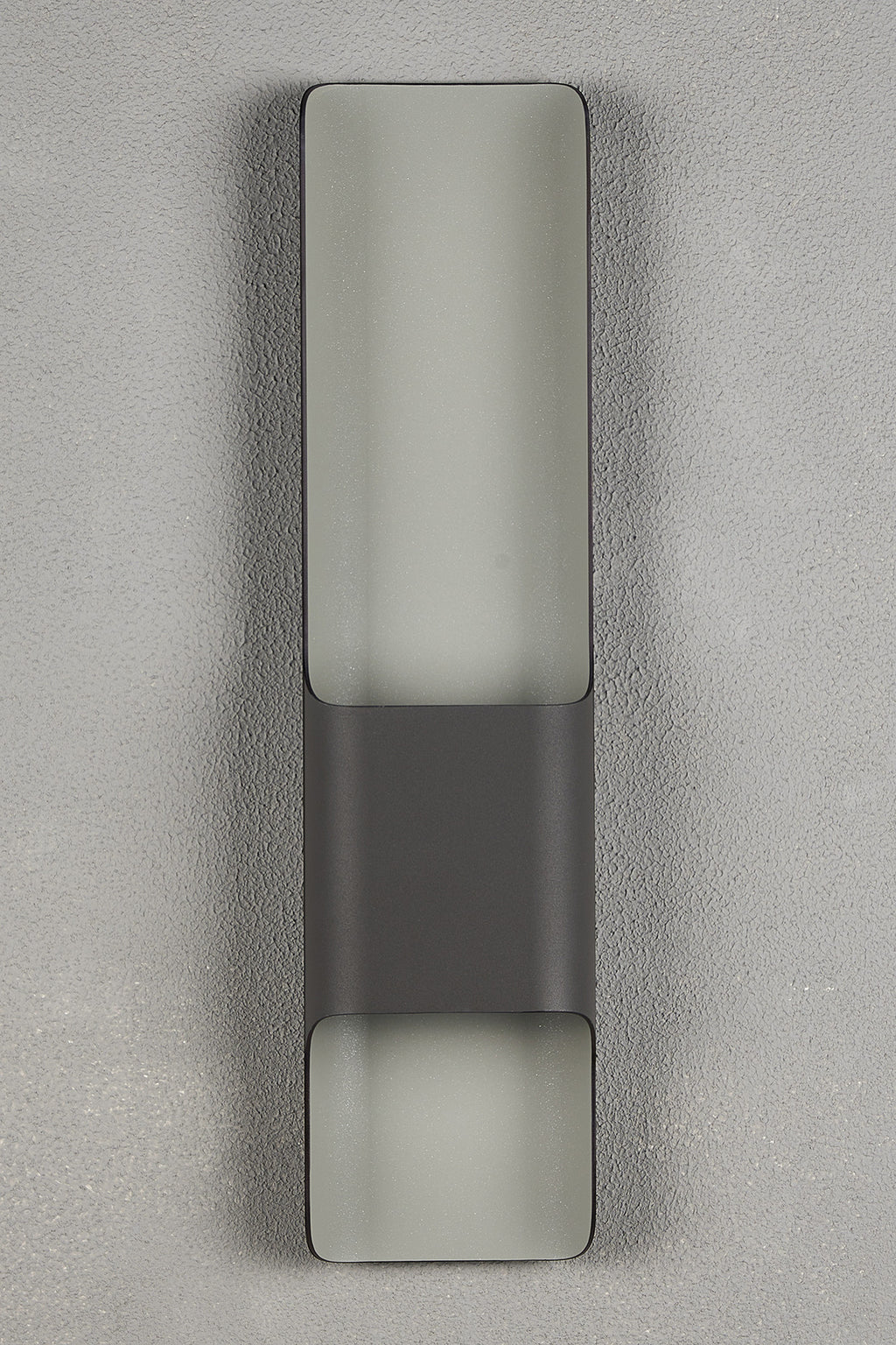 Zane Wall Lamp With 125 x 508mm Offset Open Curve Shade, 2 x 6.5W LED, 3000K, 900lm, IP65