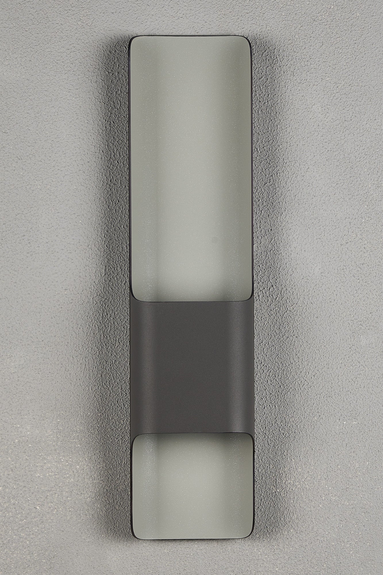 Zane Wall Lamp With 125 x 508mm Offset Open Curve Shade, 2 x 6.5W LED, 3000K, 900lm, IP65