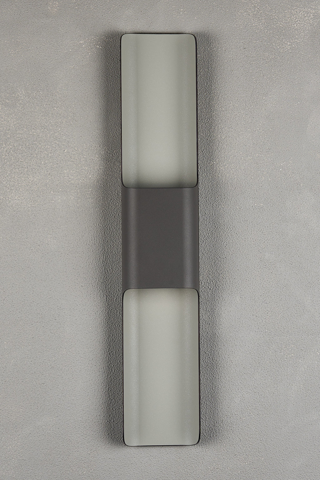 Zane Wall Lamp With 125 x 670mm Even Open Curve Shade, 2 x 6.5W LED, 3000K, 900lm, IP65