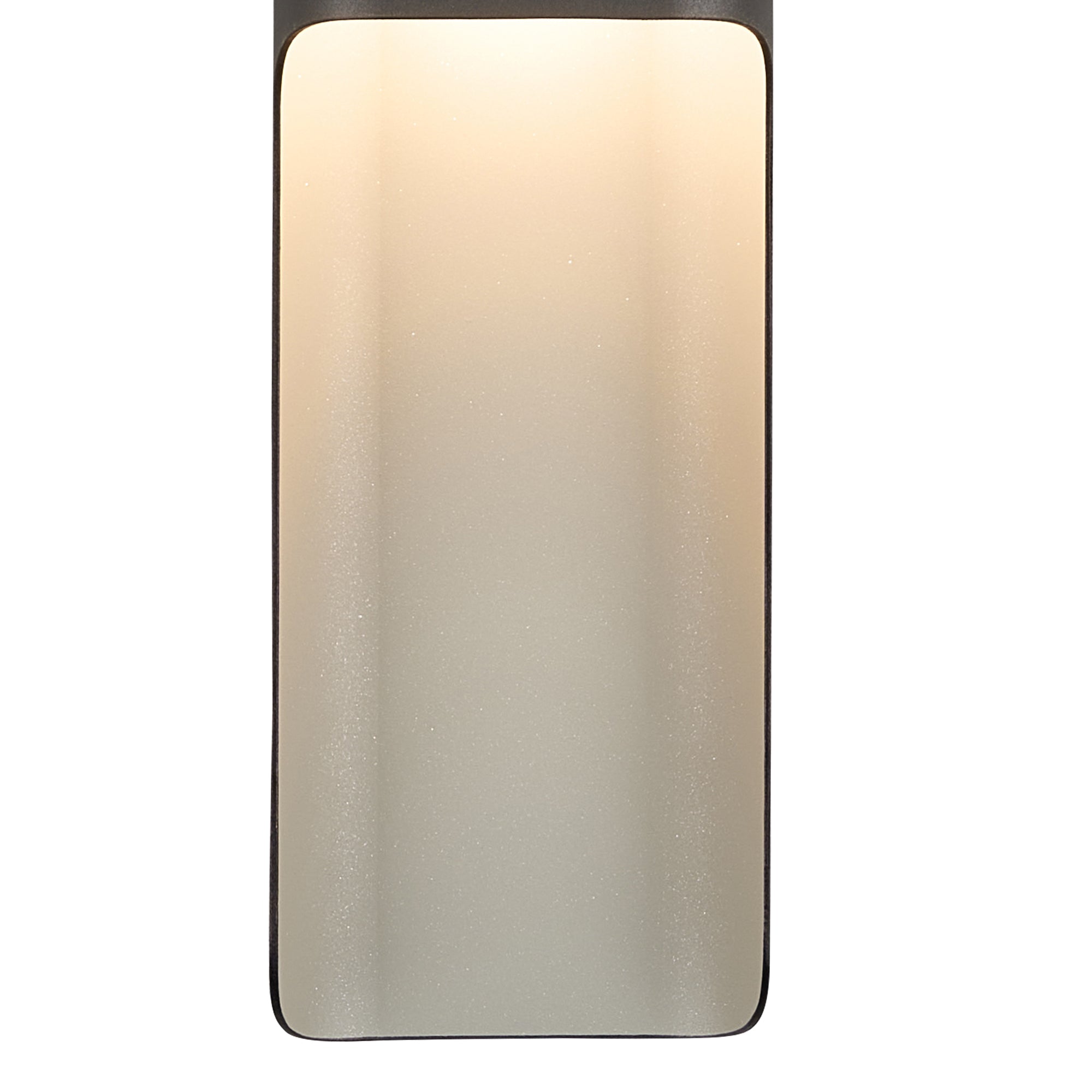 Zane Wall Lamp With 125 x 670mm Even Open Curve Shade, 2 x 6.5W LED, 3000K, 900lm, IP65