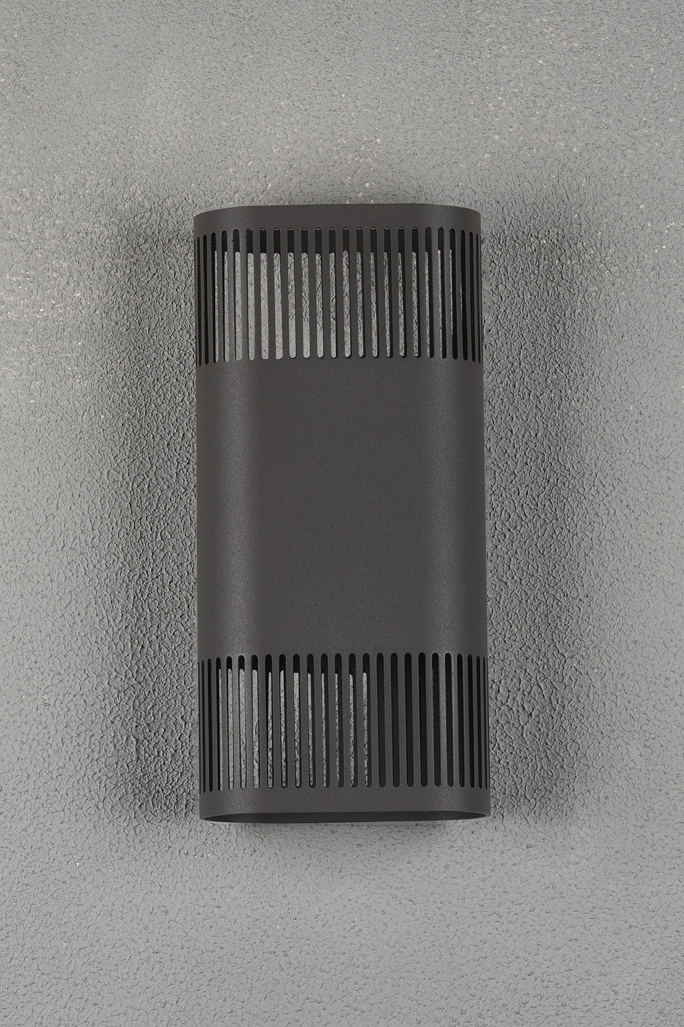 Zane Wall Lamp With 125 x 260mm Mesh Line Pattern Shade, 2 x 6.5W LED, 3000K, 900lm, IP65