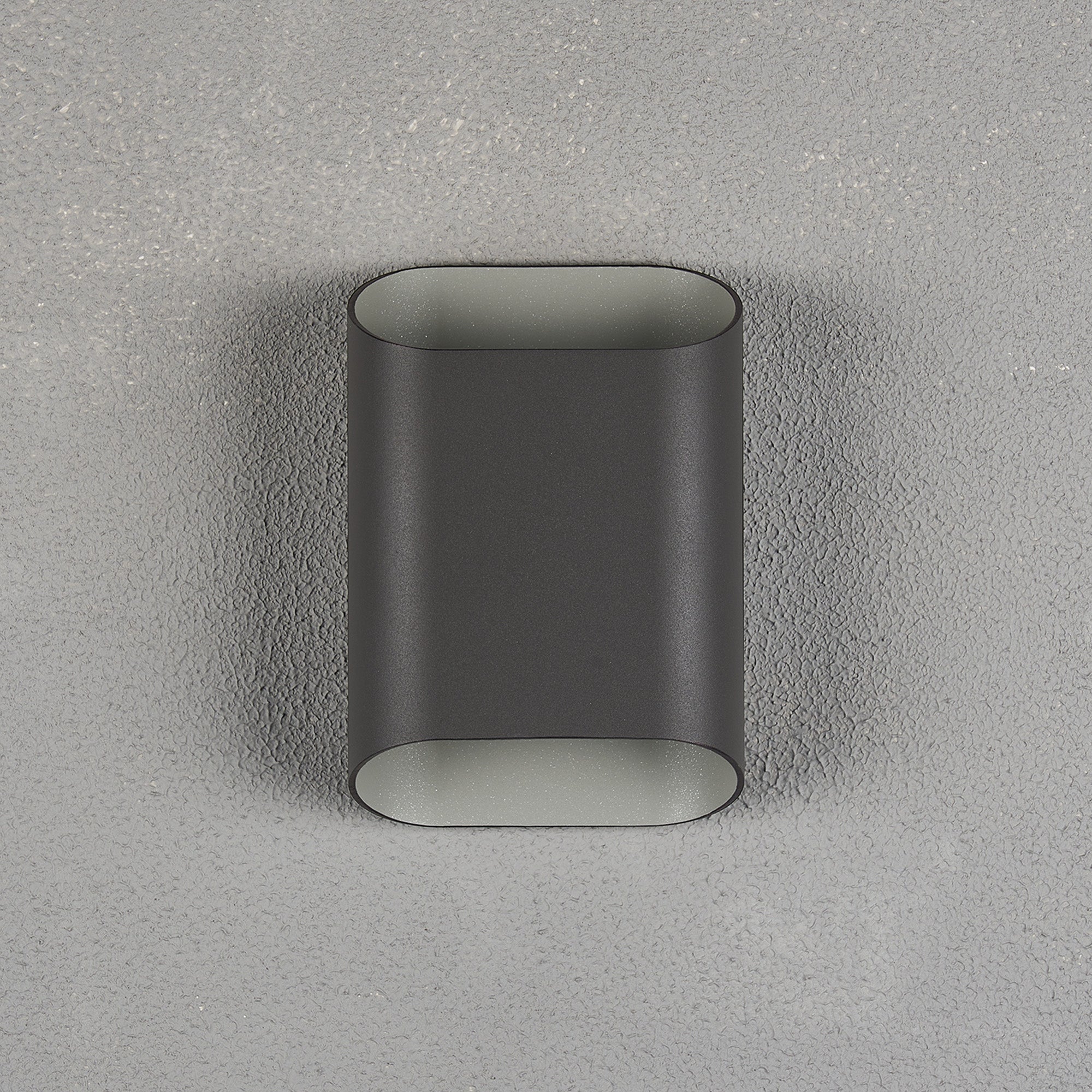 Zane Wall Lamp With 160 x 180mm Angled Shade, 2 x 6.5W LED, 3000K, 900lm, IP65