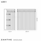 Diyas - Zanthe Wall Lamp (Style 1) - Luminosity Designs Ltd