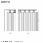 Diyas - Zanthe Wall Lamp (Style 2) - Luminosity Designs Ltd