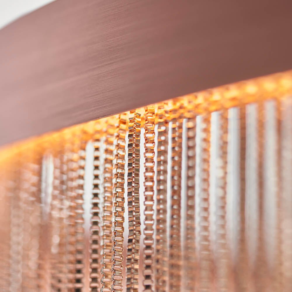 Endon - Zelma Integrated LED Chrome Chain Pendant - Luminosity Designs Ltd