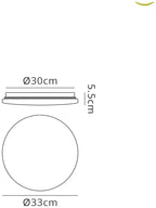 Mantra - Zero Smart Flush Ceiling Light,LED, 2700 - 5000K Tuneable White with Remote Control (Mantra M5946) - Luminosity Designs Ltd