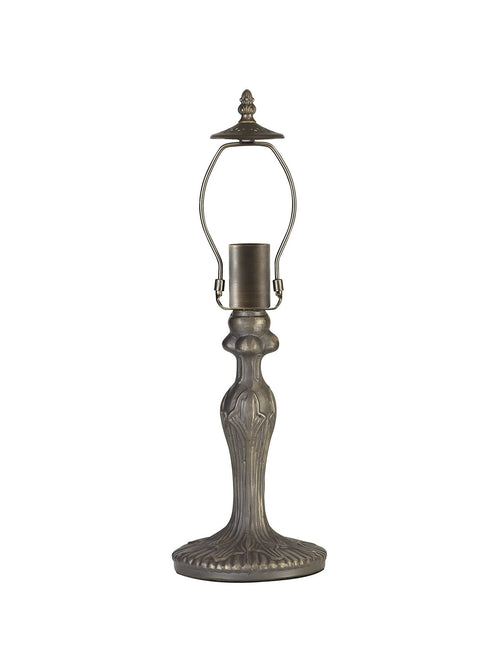 Luminosity Designs - 1 Light E27 Tiffany Style Blackened Brass Table Lamp - Base Only - Luminosity Designs Ltd