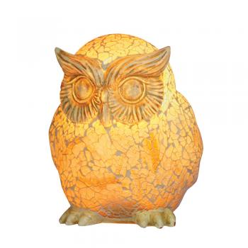Winter Owl Tiffany Table Lamp