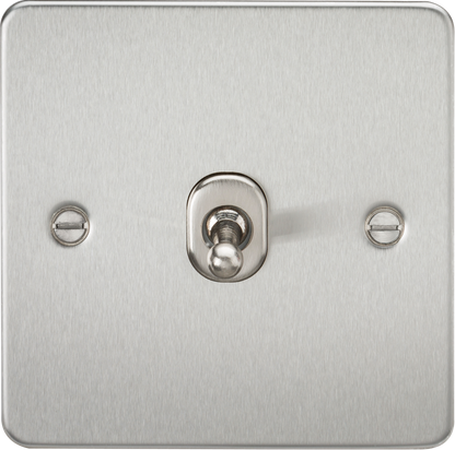 Flat Plate 1G 2 Way Toggle Switch