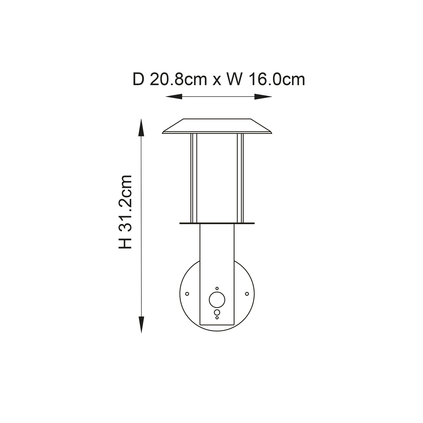 Tarrow PIR Solar Wall Light