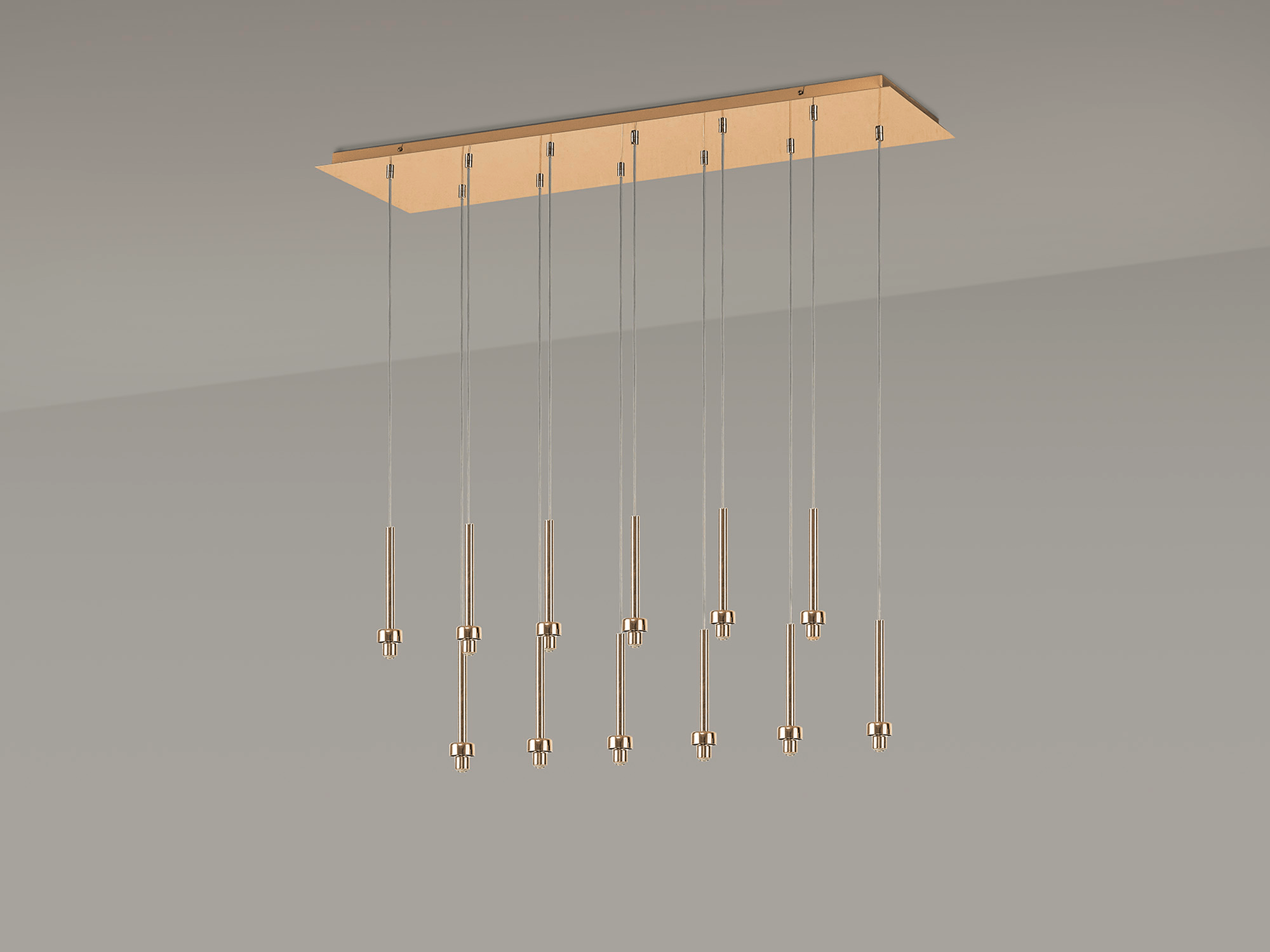 Luminosity Designs - 12 Light Baron Multi Pendant Panel - Luminosity Designs Ltd