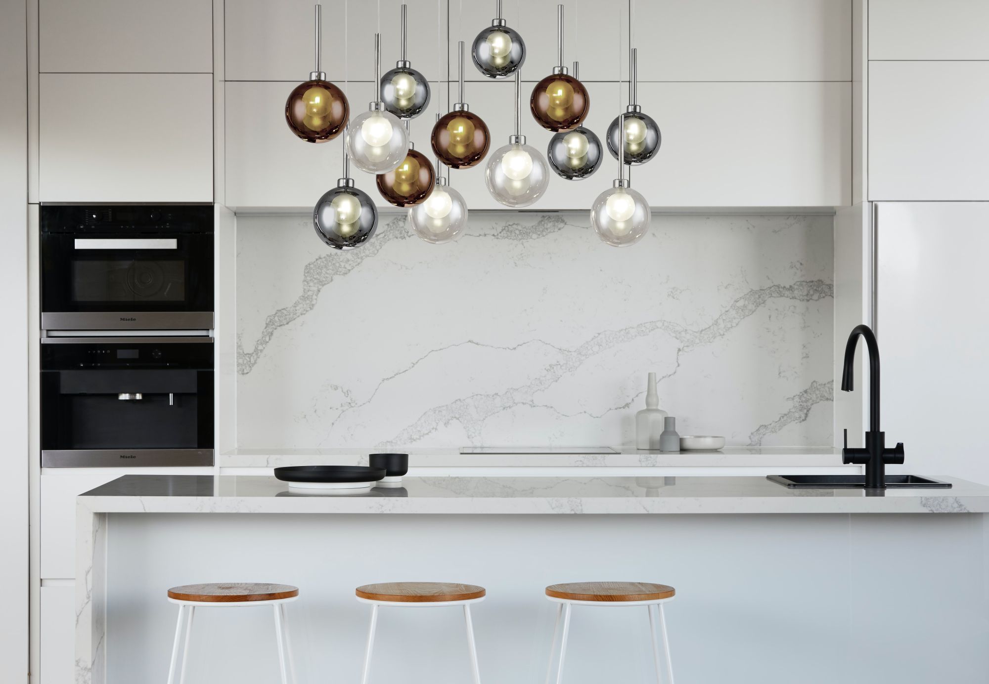 Luminosity Designs - 12 Light Baron Multi Pendant Panel - Luminosity Designs Ltd