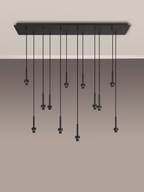 Luminosity Designs - 12 Light Baron Multi Pendant Panel - Luminosity Designs Ltd