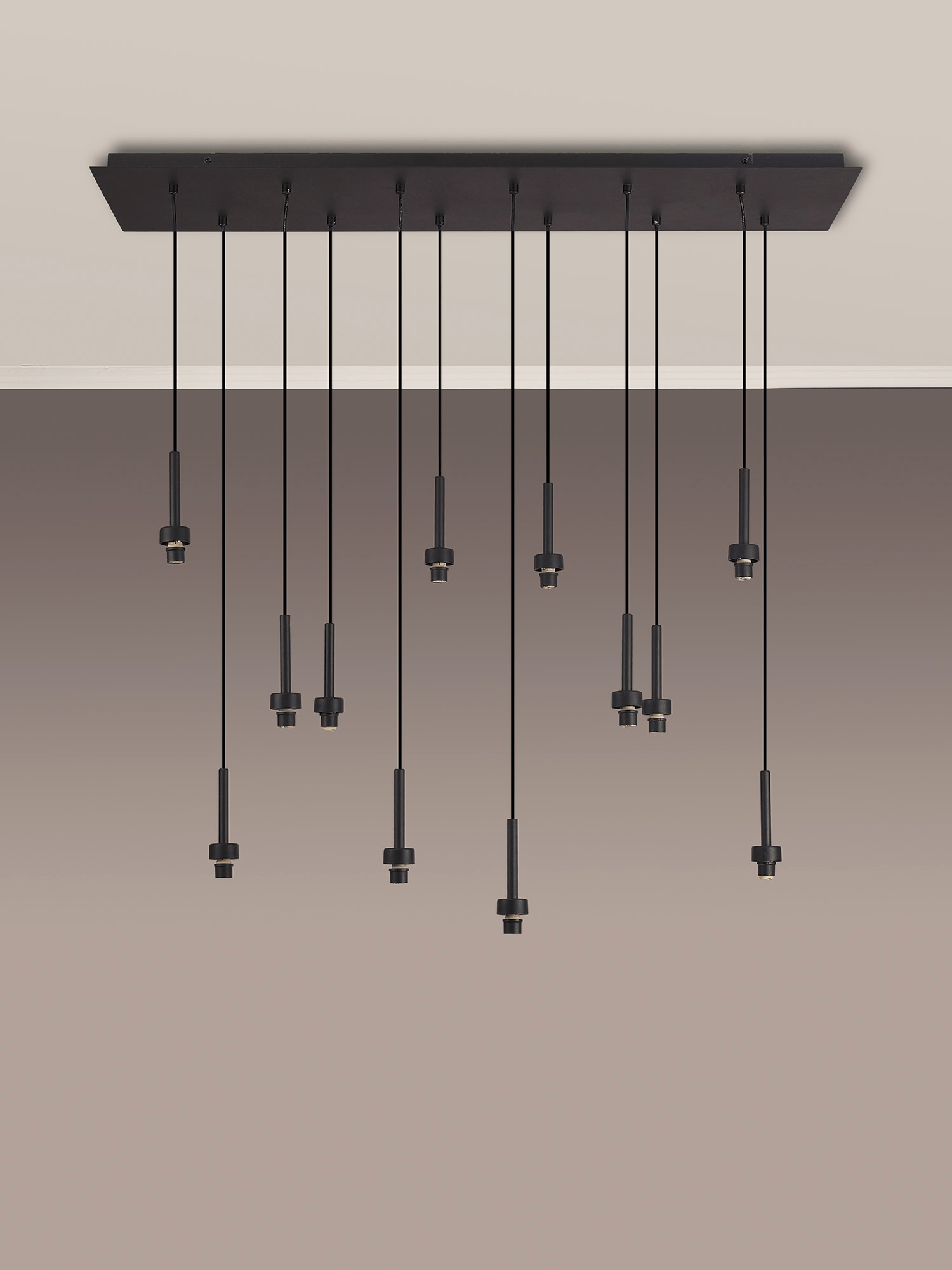 Luminosity Designs - 12 Light Baron Multi Pendant Panel - Luminosity Designs Ltd