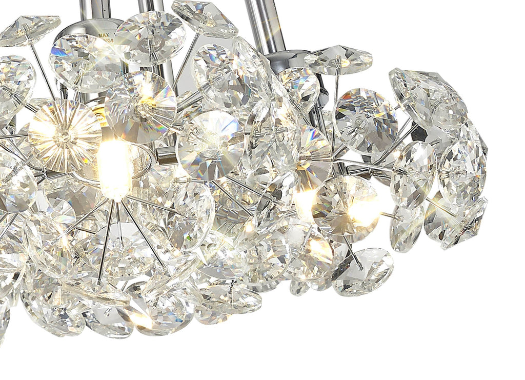 Luminosity Designs - 12 Light Baron Opulence Adjustable Chandelier - Luminosity Designs Ltd