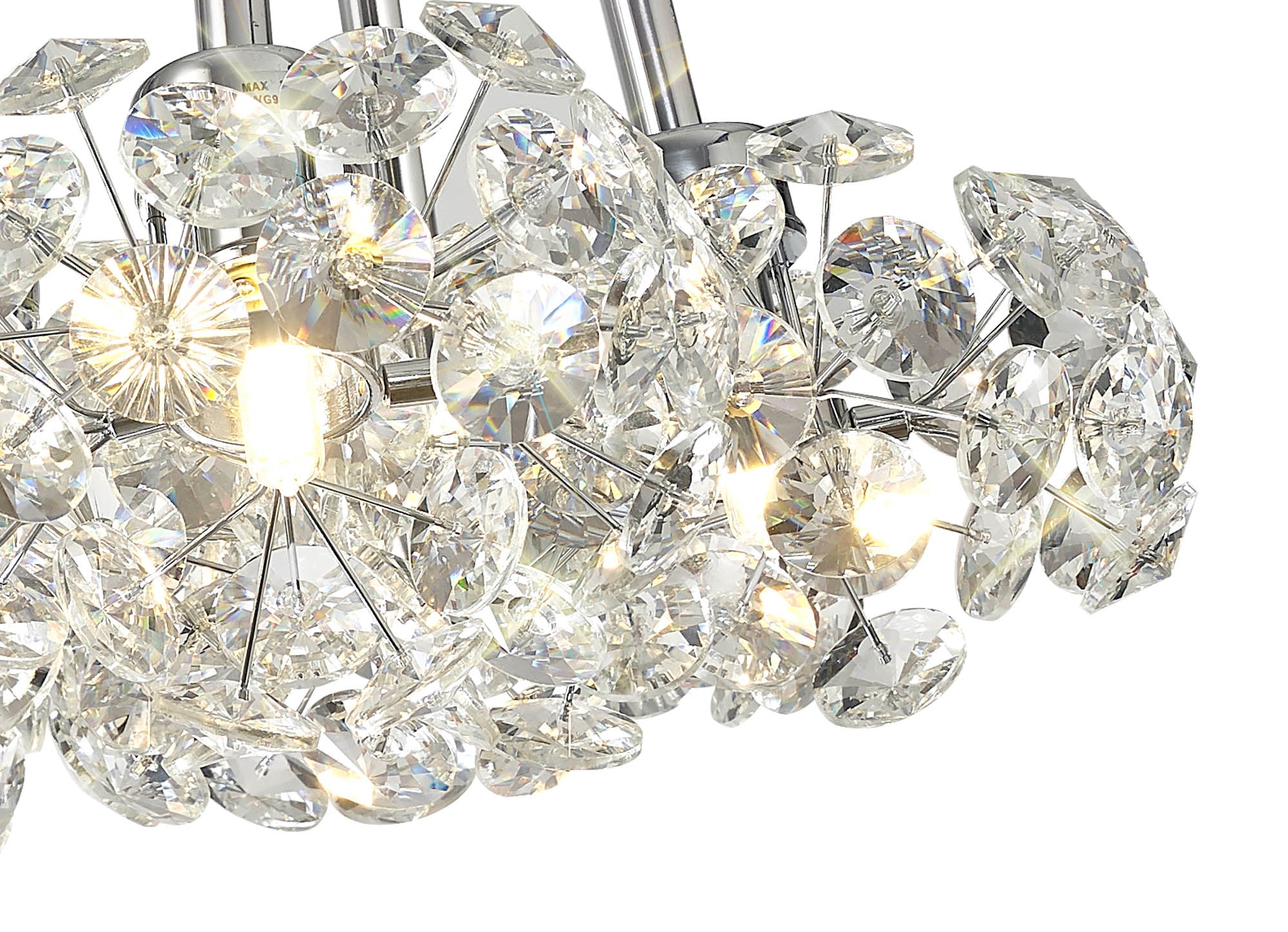 Luminosity Designs - 12 Light Baron Opulence Adjustable Chandelier - Luminosity Designs Ltd