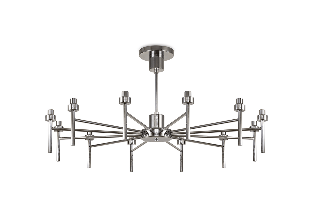 Luminosity Designs - 12 Light Baron Opulence Adjustable Chandelier - Luminosity Designs Ltd
