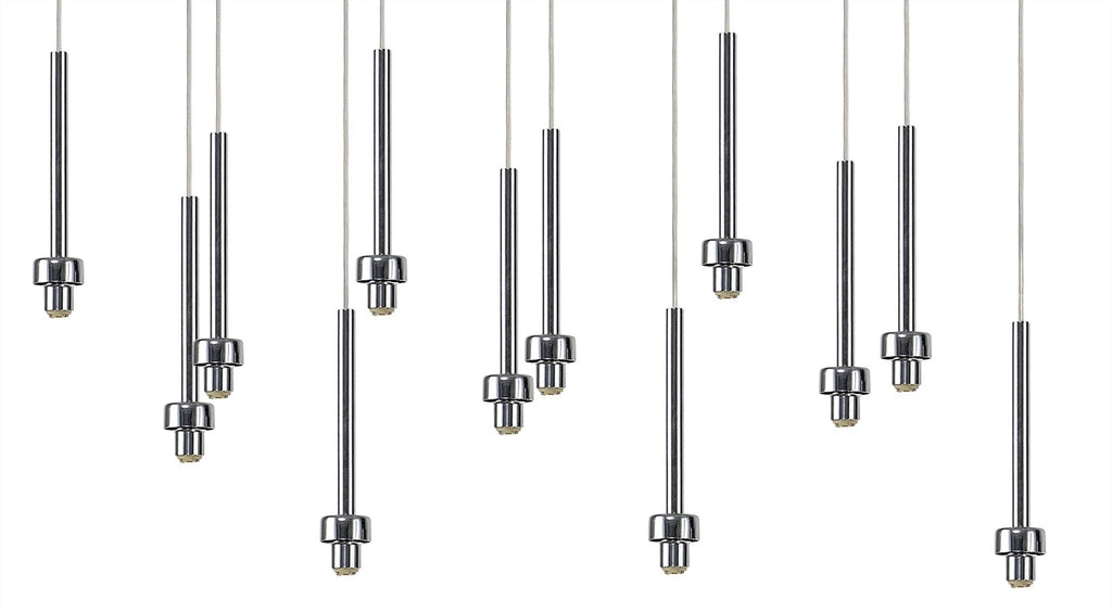 Luminosity Designs - 12 Light Baron Opulence Multi Pendant Panel - Luminosity Designs Ltd