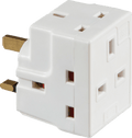 Deco - 13A 3 - Way Mains Fused Adaptor - Luminosity Designs Ltd