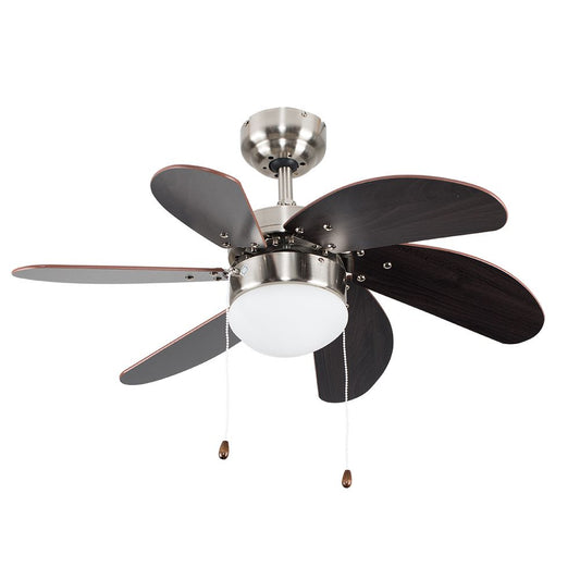 Typhoon Pull Cord Ceiling Fan With Light