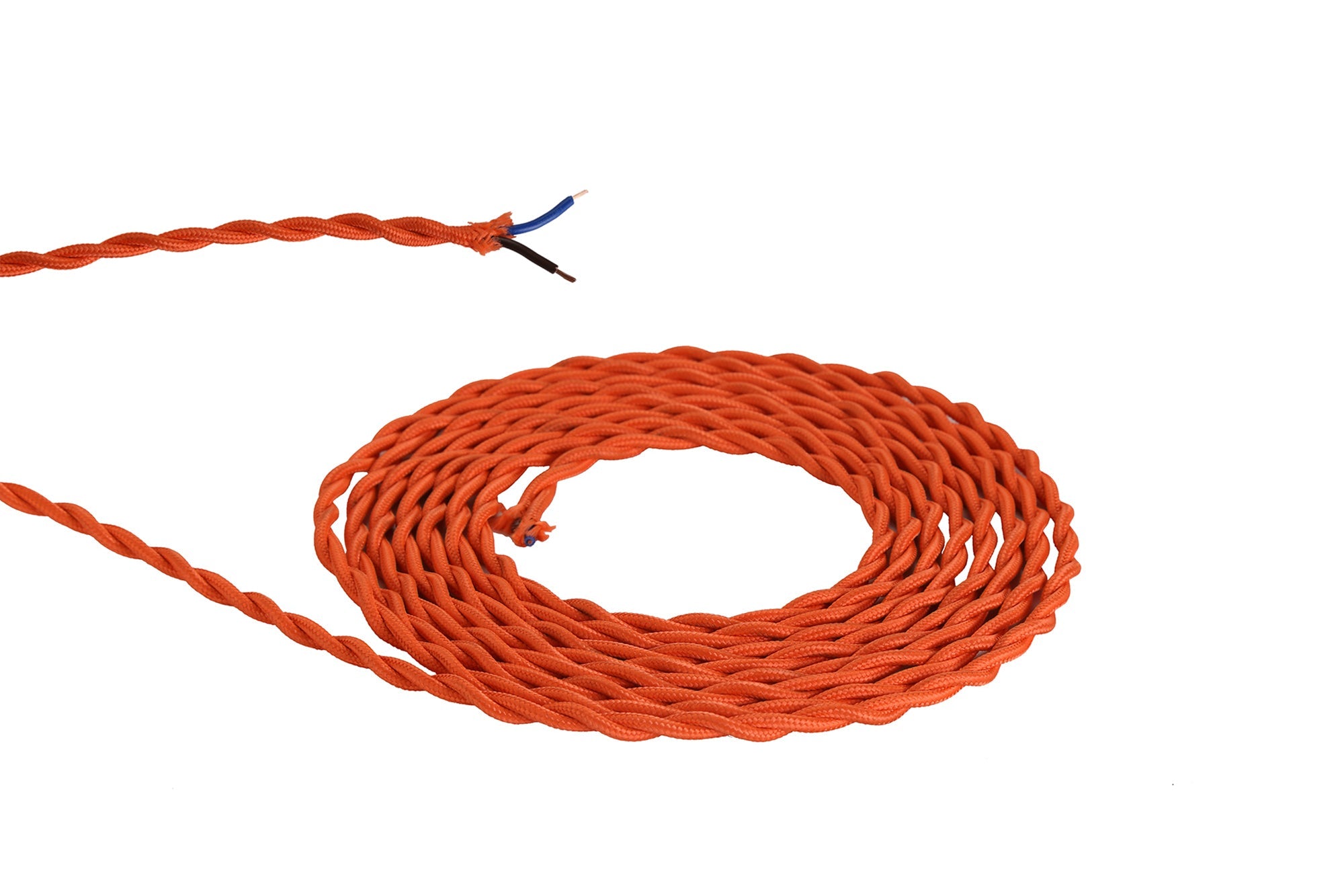 Luminosity Designs - 2 Core Braided and Twisted Cable for Lighting 0.75mm - Luminosity Designs Ltd