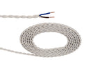 Luminosity Designs - 2 Core Braided and Twisted Cable for Lighting 0.75mm - Luminosity Designs Ltd