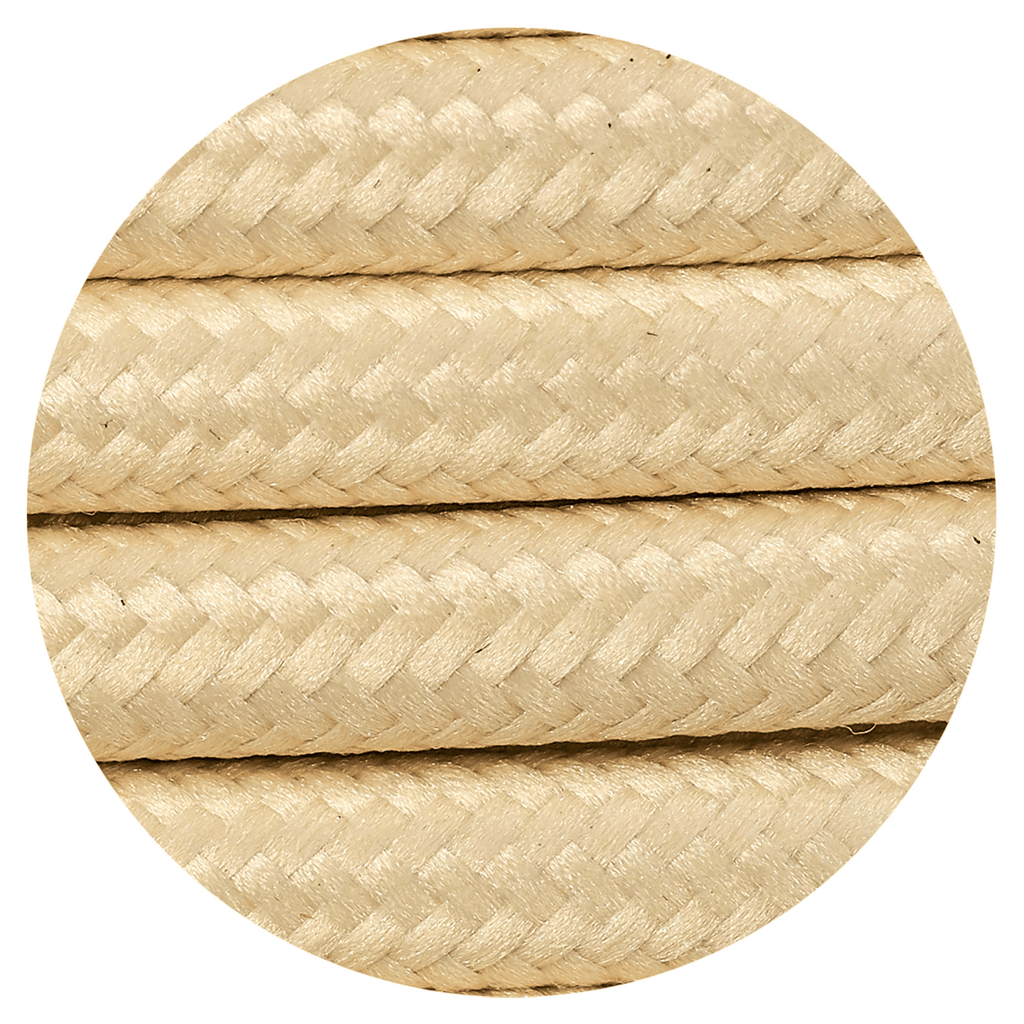 Luminosity Designs - 2 Core Braided Cable for Lighting 0.75mm (25m roll) - Luminosity Designs Ltd