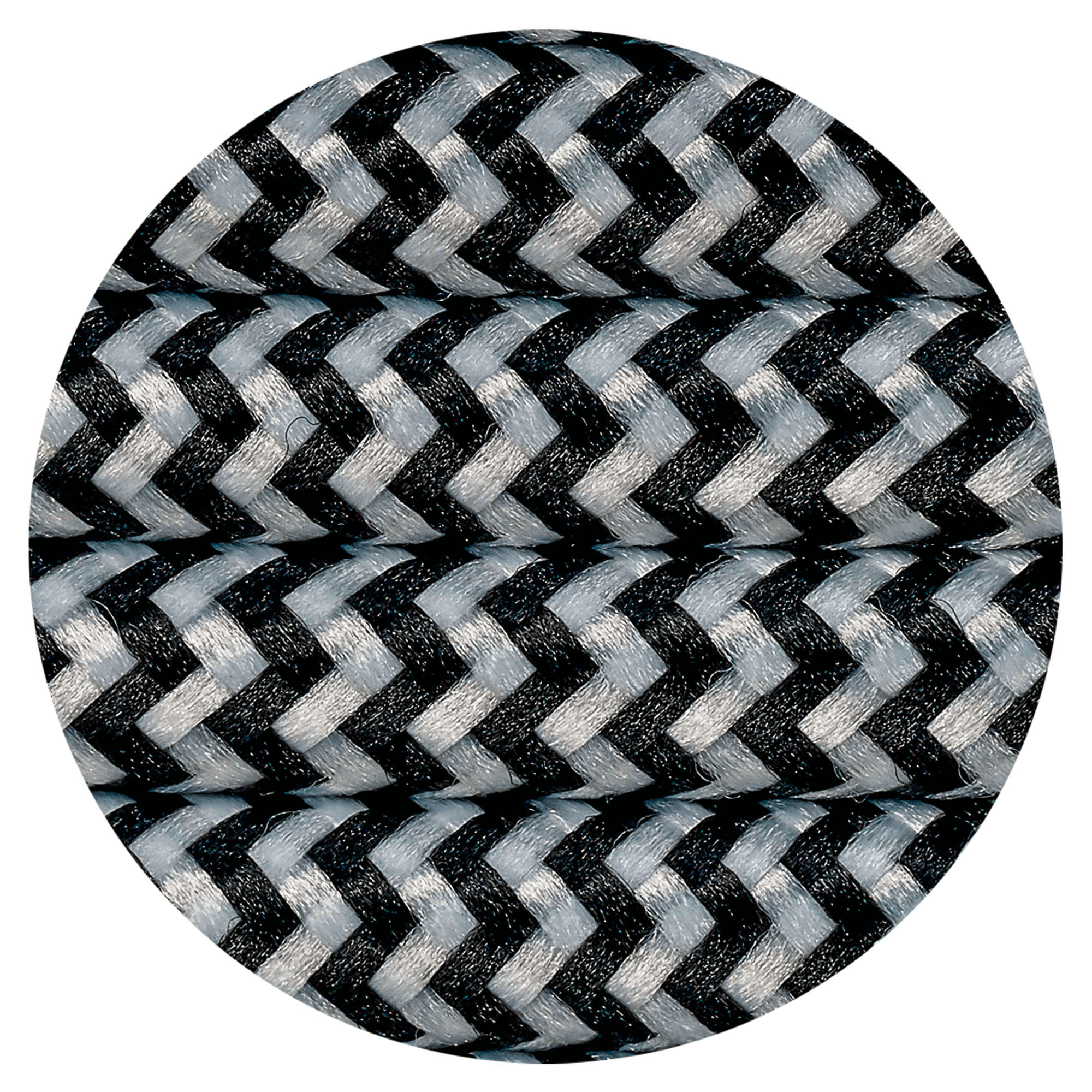 Luminosity Designs - 2 Core Braided Cable for Lighting 0.75mm (25m roll) - Luminosity Designs Ltd