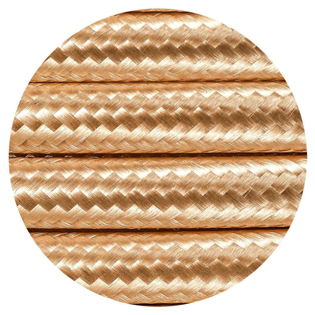 Luminosity Designs - 2 Core Braided Cable for Lighting 0.75mm (25m roll) - Luminosity Designs Ltd