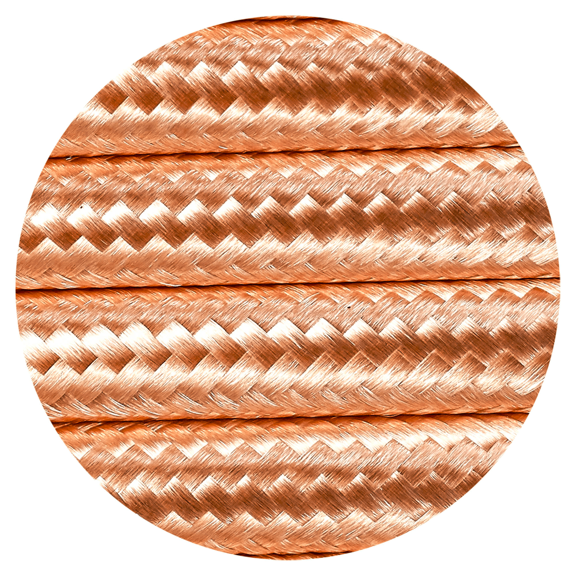 Luminosity Designs - 2 Core Braided Cable for Lighting 0.75mm (25m roll) - Luminosity Designs Ltd