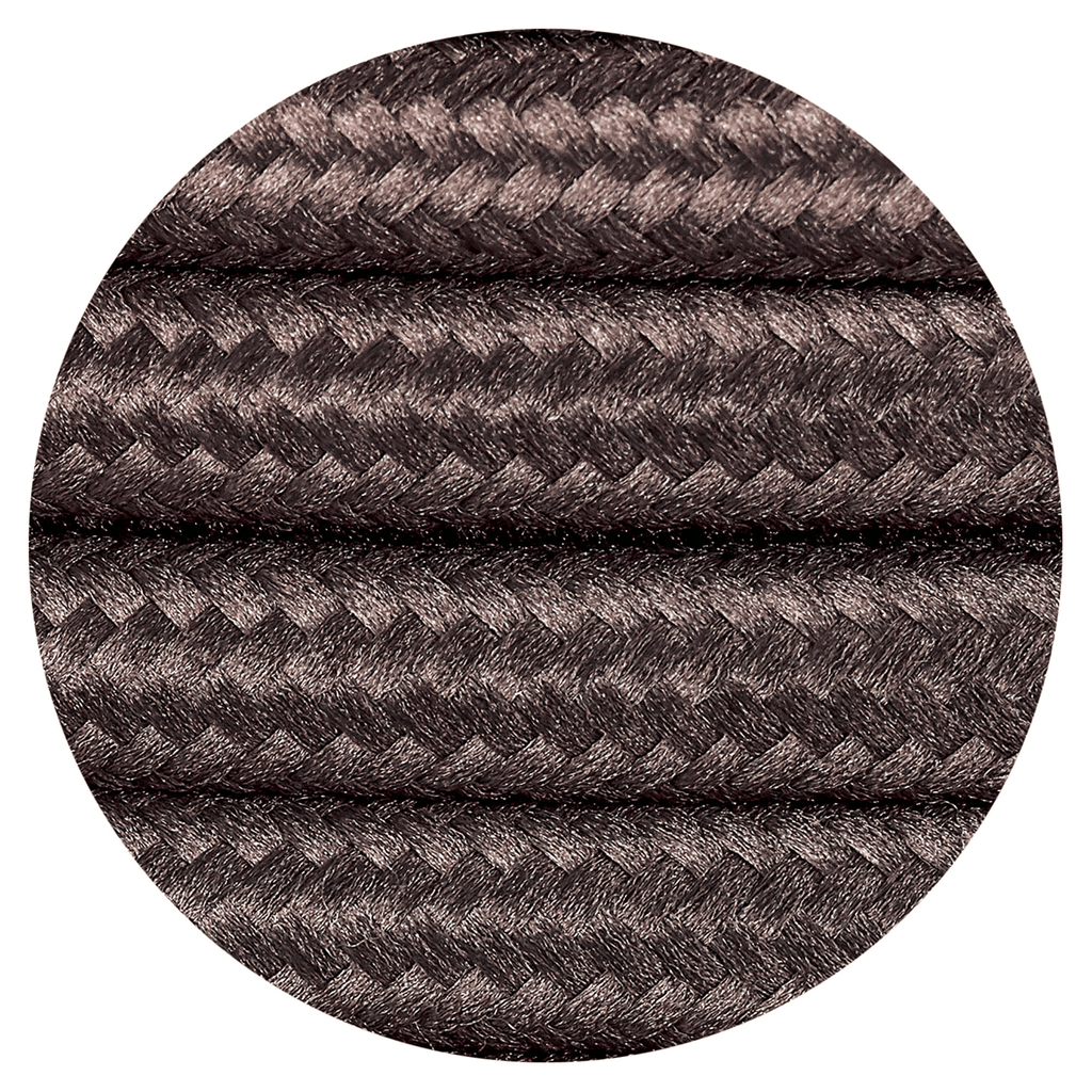 Luminosity Designs - 2 Core Braided Cable for Lighting 0.75mm (25m roll) - Luminosity Designs Ltd