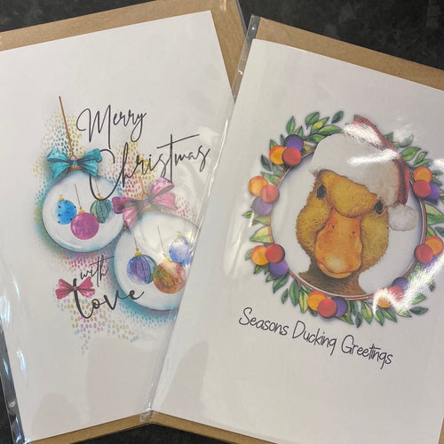 DP Art - 2022 Christmas Card by DP Art - 2 Designs - Luminosity Designs Ltd