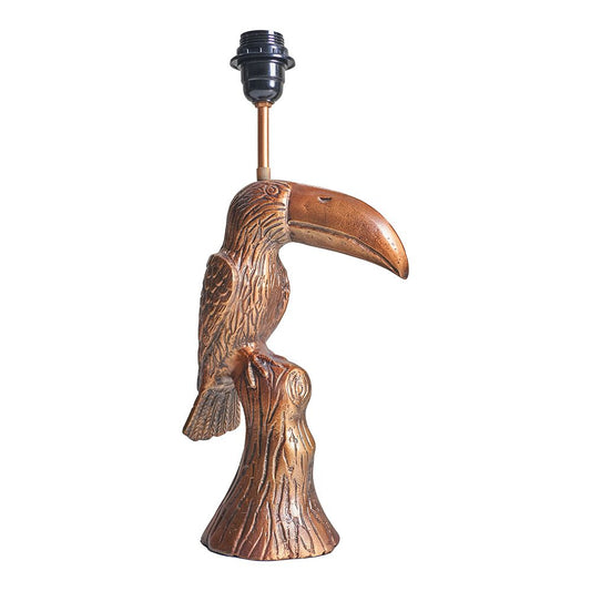 Bronze Metal Toucan Table Lamp