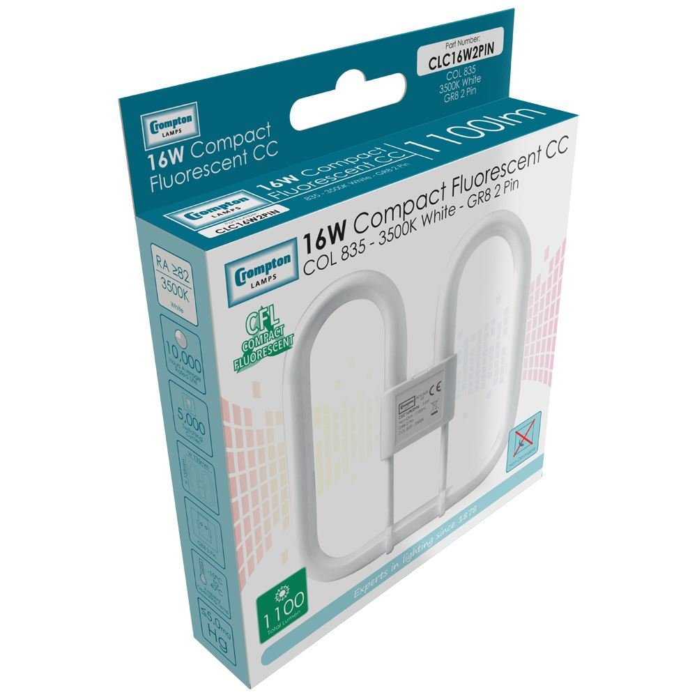 Crompton - 2D CFL Compact Fluorescent Lamp - Luminosity Designs Ltd