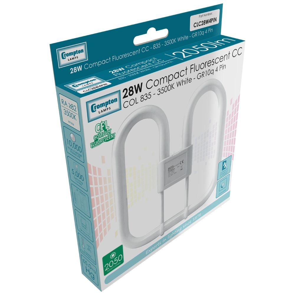 Crompton - 2D CFL Compact Fluorescent Lamp - Luminosity Designs Ltd