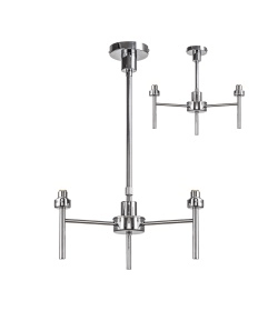 Luminosity Designs - 3 Light Baron Adjustable Chandelier - Luminosity Designs Ltd