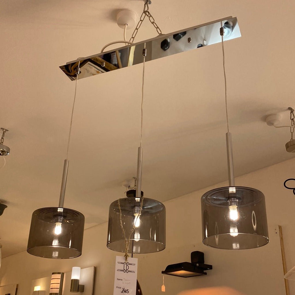 Luminosity Designs - 3 Light Baron Multi Pendant Bar - Luminosity Designs Ltd