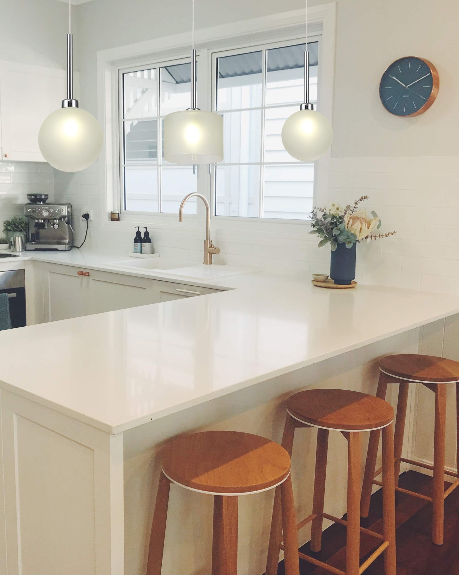 Luminosity Designs - 3 Light Baron Multi Pendant Bar - Luminosity Designs Ltd