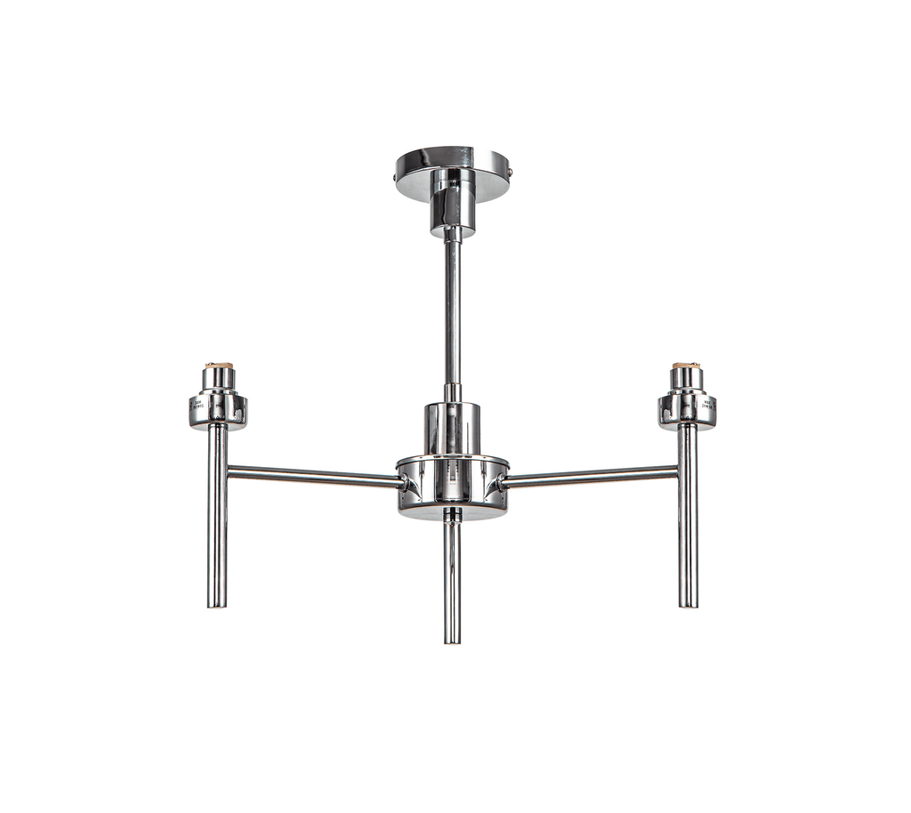 Luminosity Designs - 3 Light Baron Opulence Adjustable Chandelier - Luminosity Designs Ltd