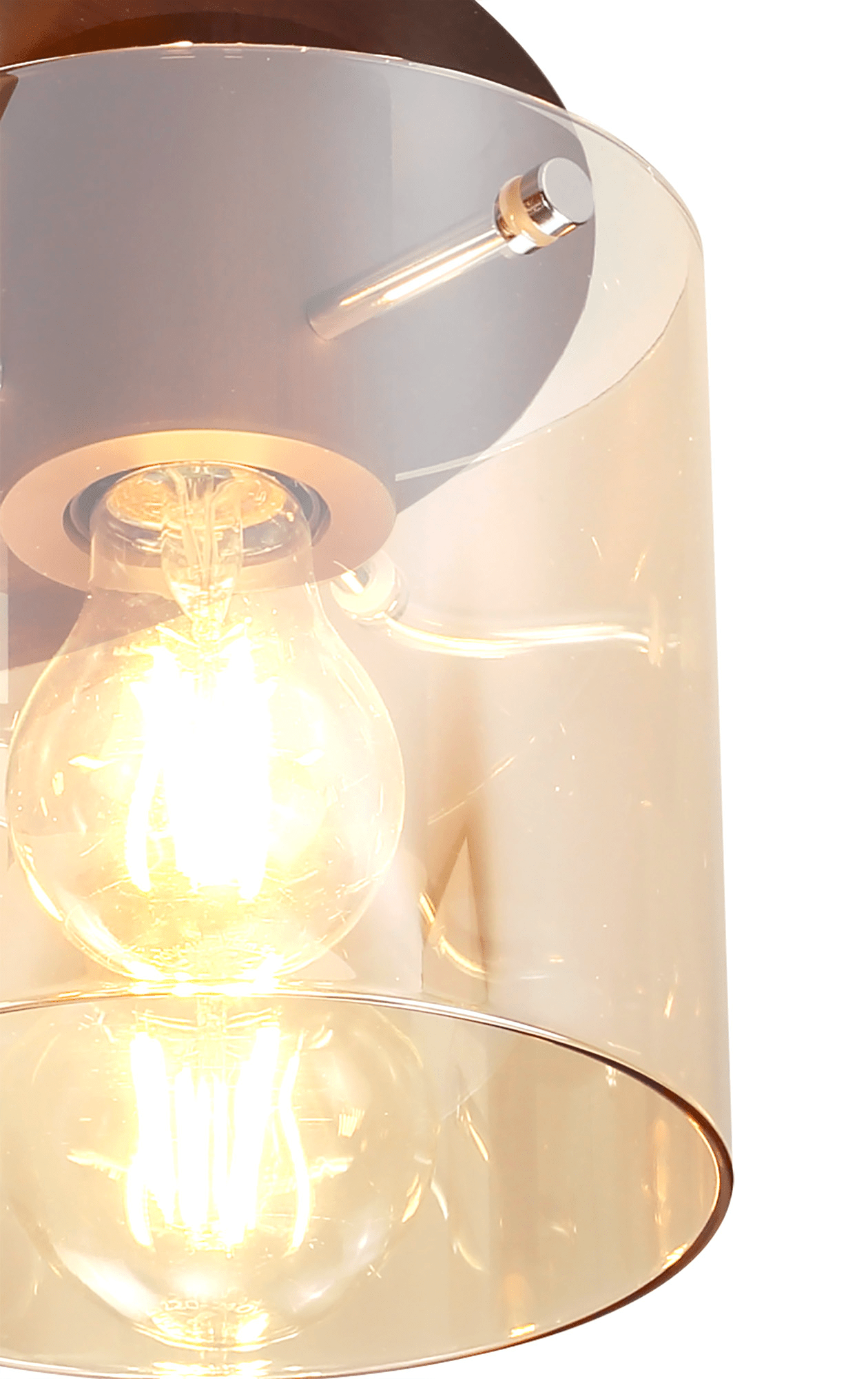 Luminosity Designs - 3 Light Fae Flush Ceiling Fitting - Luminosity Designs Ltd