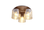 Luminosity Designs - 3 Light Fae Flush Ceiling Fitting - Luminosity Designs Ltd