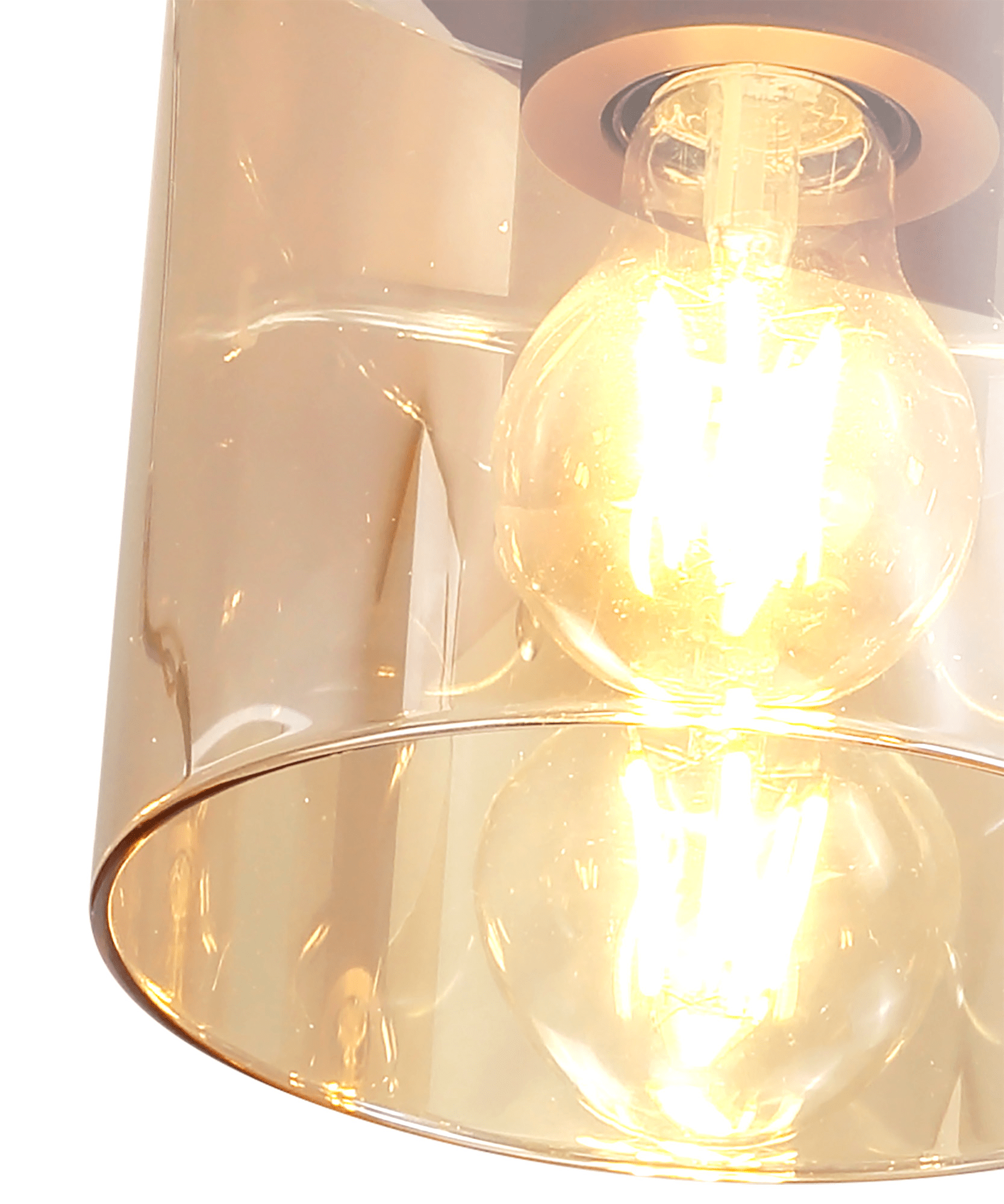 Luminosity Designs - 3 Light Fae Flush Ceiling Fitting - Luminosity Designs Ltd