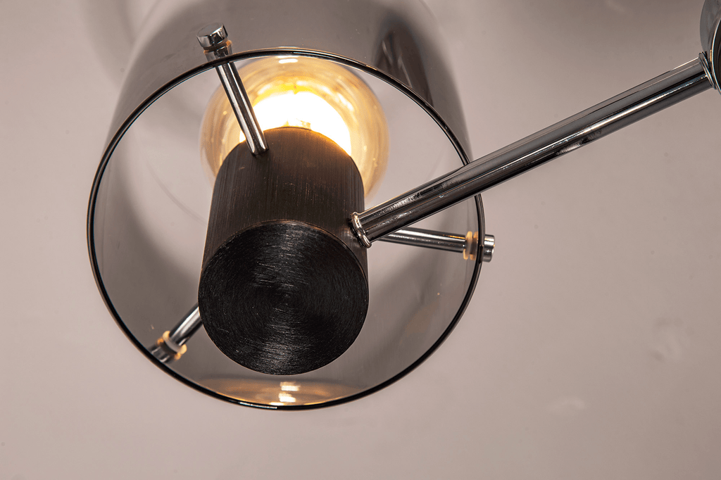 Luminosity Designs - 3 Light Fae Semi Flush Ceiling Fitting - Luminosity Designs Ltd