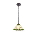 Luminosity Designs - 30cm 2 Light Chamber Tiffany Pendant Light, 2x E27 - Luminosity Designs Ltd