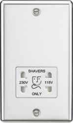 Rounded Edge Shaver Socket